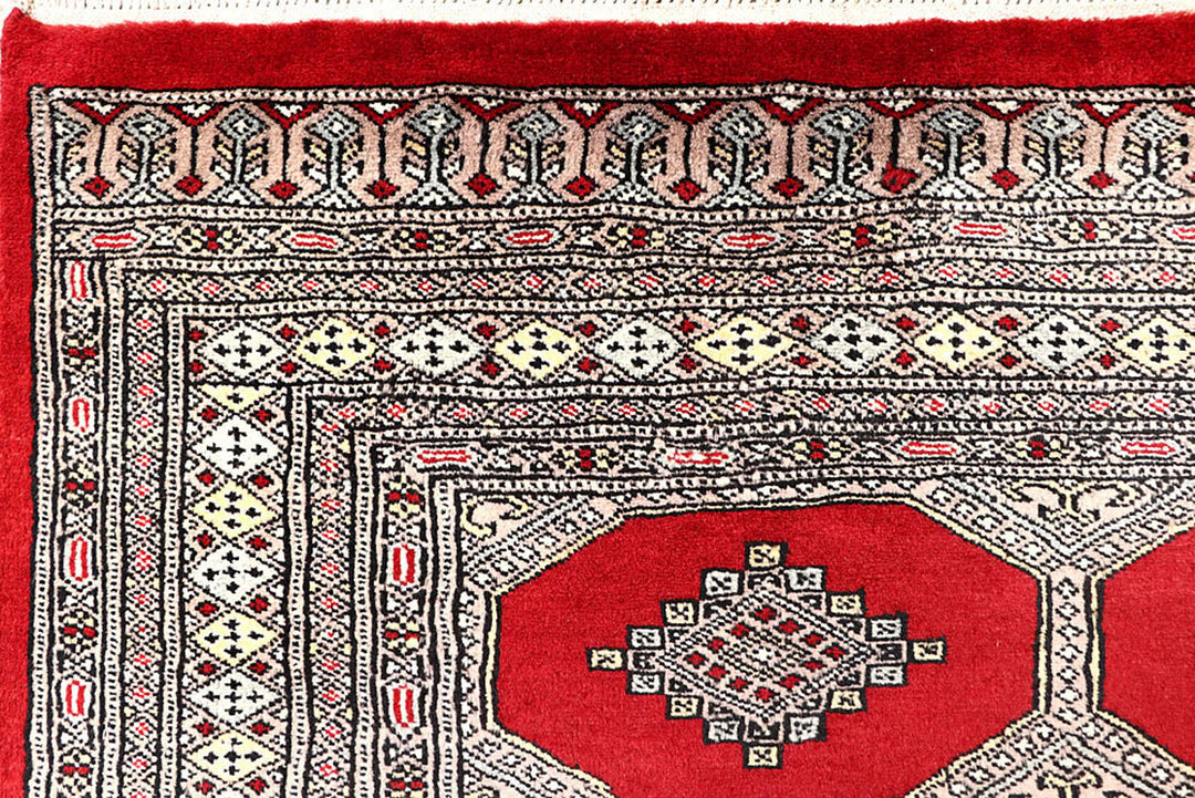 Red Jaldar 4'  2" x 6'  5" - No. QA32314