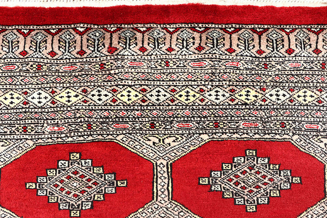 Red Jaldar 4'  2" x 6'  5" - No. QA32314