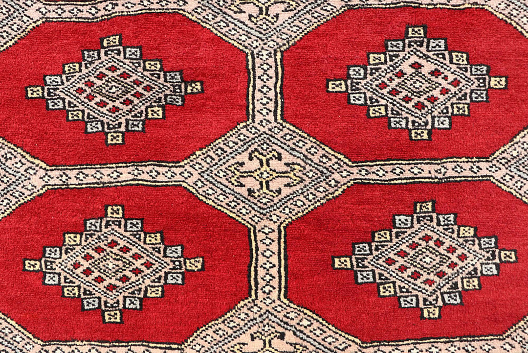 Red Jaldar 4'  2" x 6'  5" - No. QA32314