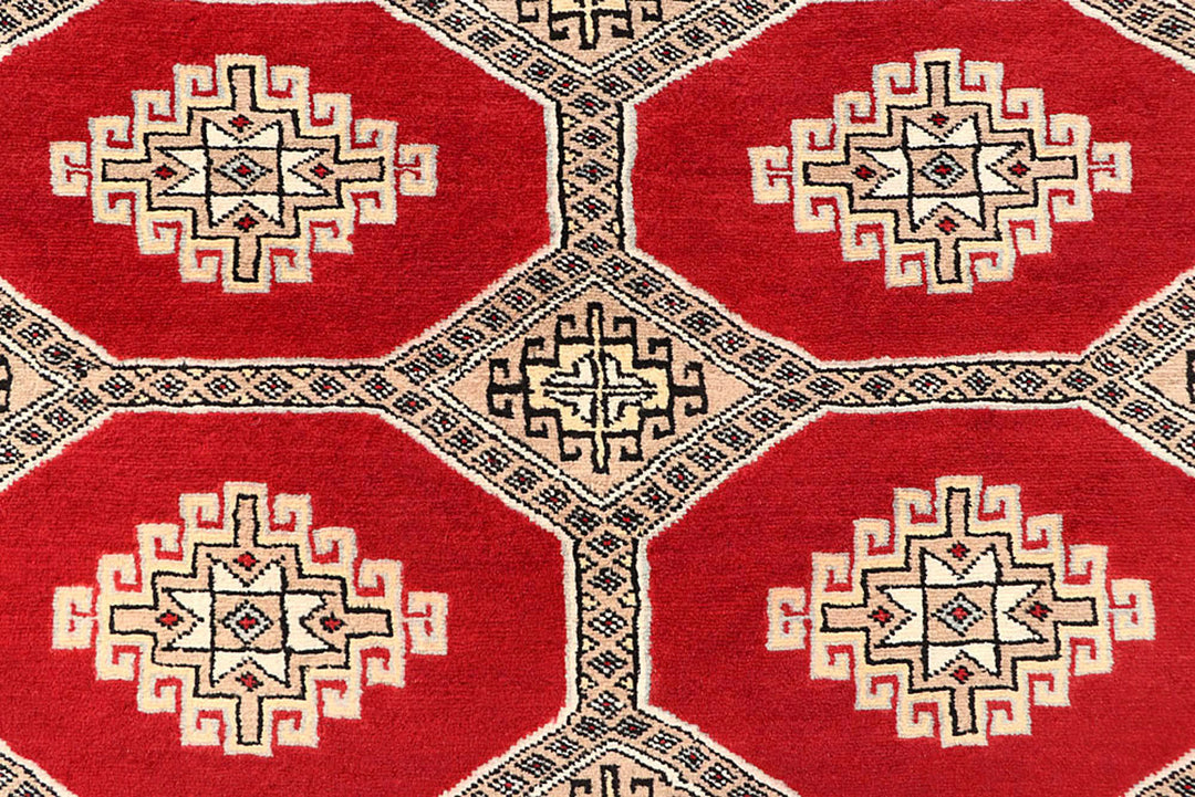 Red Jaldar 4'  1" x 6'  10" - No. QA10889