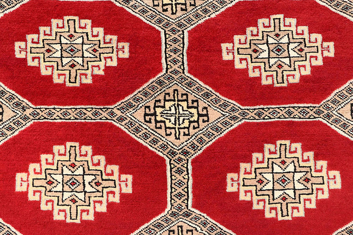 Red Jaldar 4'  1" x 6'  10" - No. QA10889