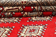 Red Jaldar 4'  1" x 6'  7" - No. QA32733