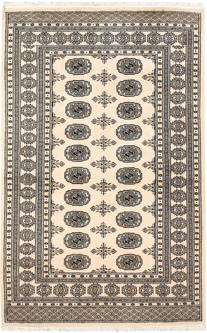 Bisque Bokhara 4' 2 x 6' 5 - No. 61012