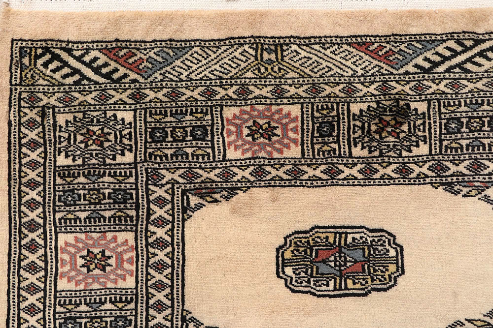 Bisque Bokhara 4' 1 x 5' 8 - No. 61016 - ALRUG Rug Store