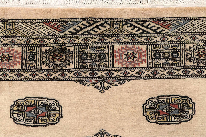 Bisque Bokhara 4' 1 x 5' 8 - No. 61016 - ALRUG Rug Store