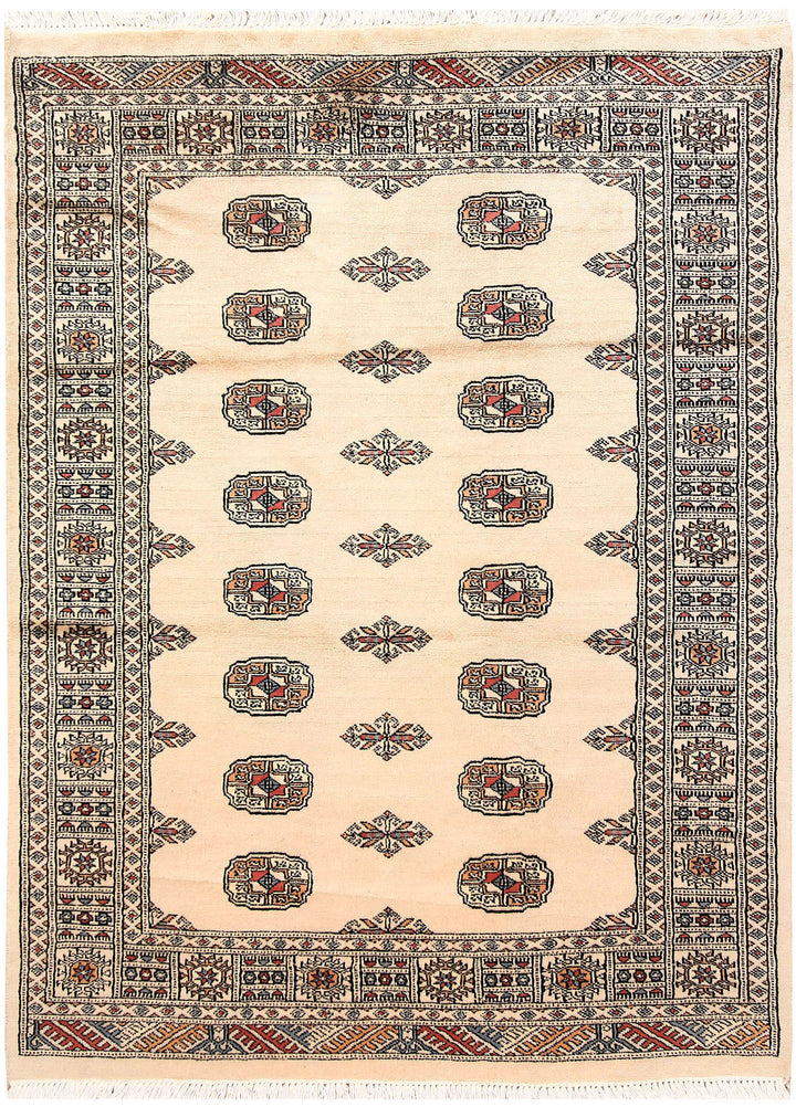 Bisque Bokhara 4' 1 x 5' 6 - No. 61017
