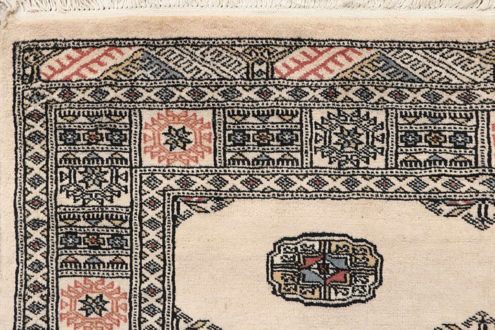 Bisque Bokhara 4' x 6' 1 - No. 61019 - ALRUG Rug Store