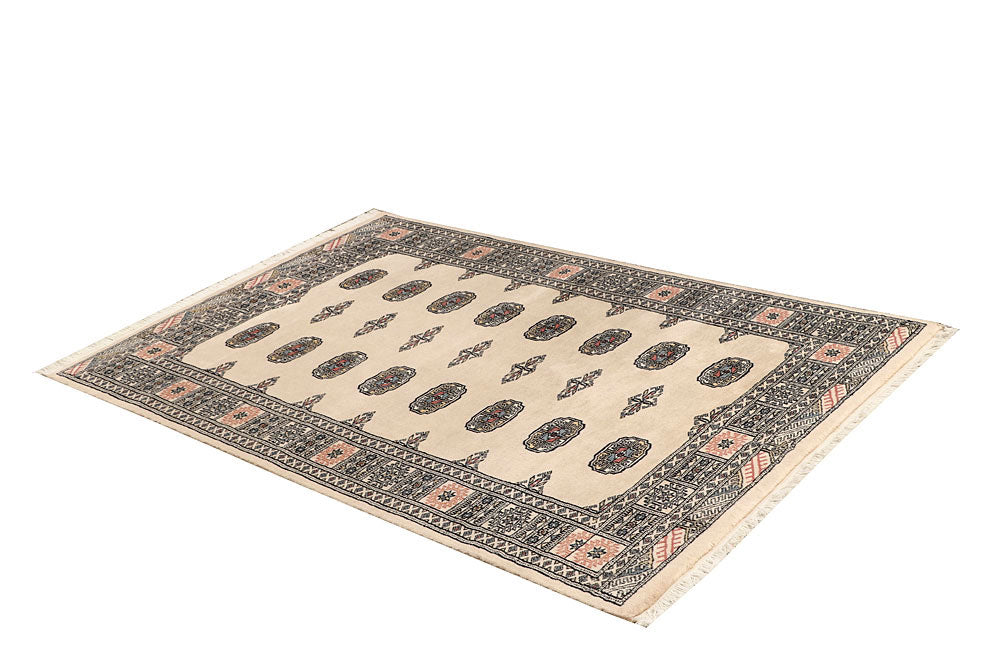 Bisque Bokhara 4' x 6' 1 - No. 61019 - ALRUG Rug Store