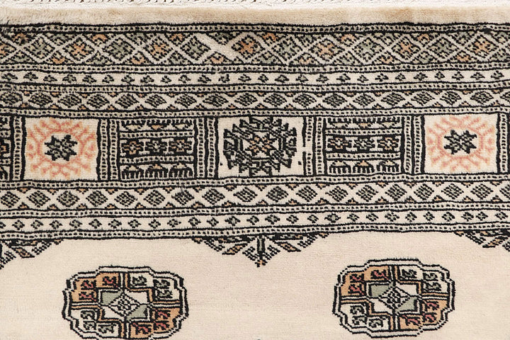 Bisque Bokhara 4' 1 x 6' 5 - No. 61020 - ALRUG Rug Store