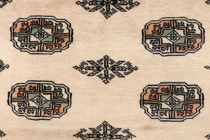 Bisque Bokhara 4' 1 x 6' 5 - No. 61020 - ALRUG Rug Store