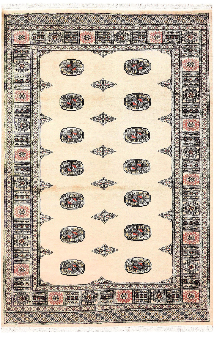 Bisque Bokhara 4' 2 x 6' 3 - No. 61024