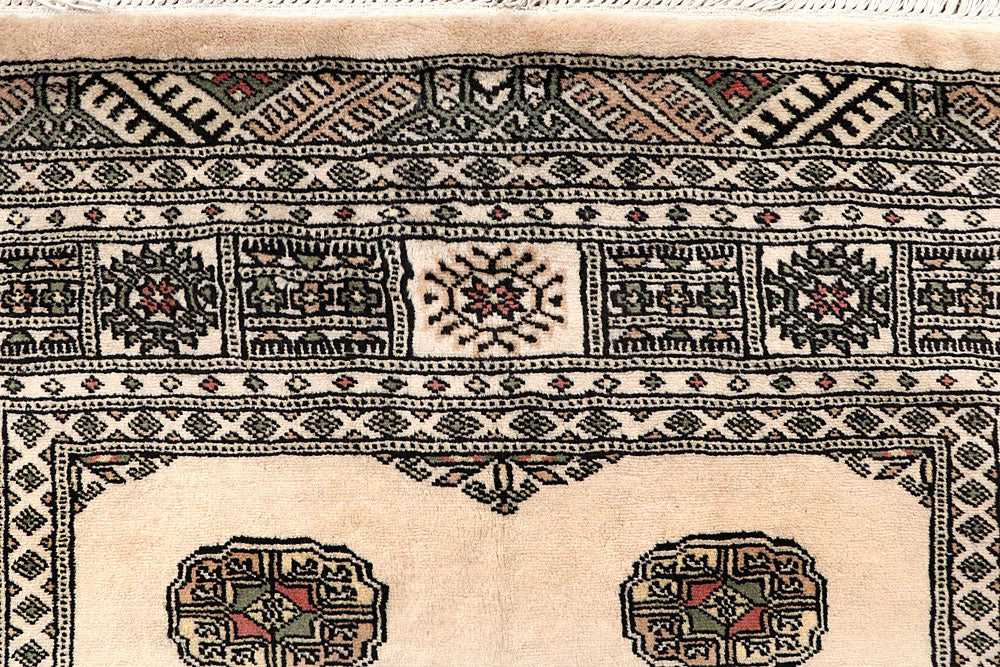 Bisque Bokhara 4' 1 x 6' 6 - No. 61028 - ALRUG Rug Store