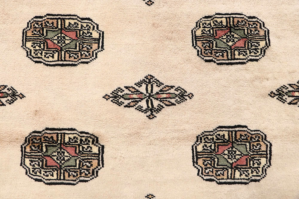 Bisque Bokhara 4' 1 x 6' 6 - No. 61028 - ALRUG Rug Store