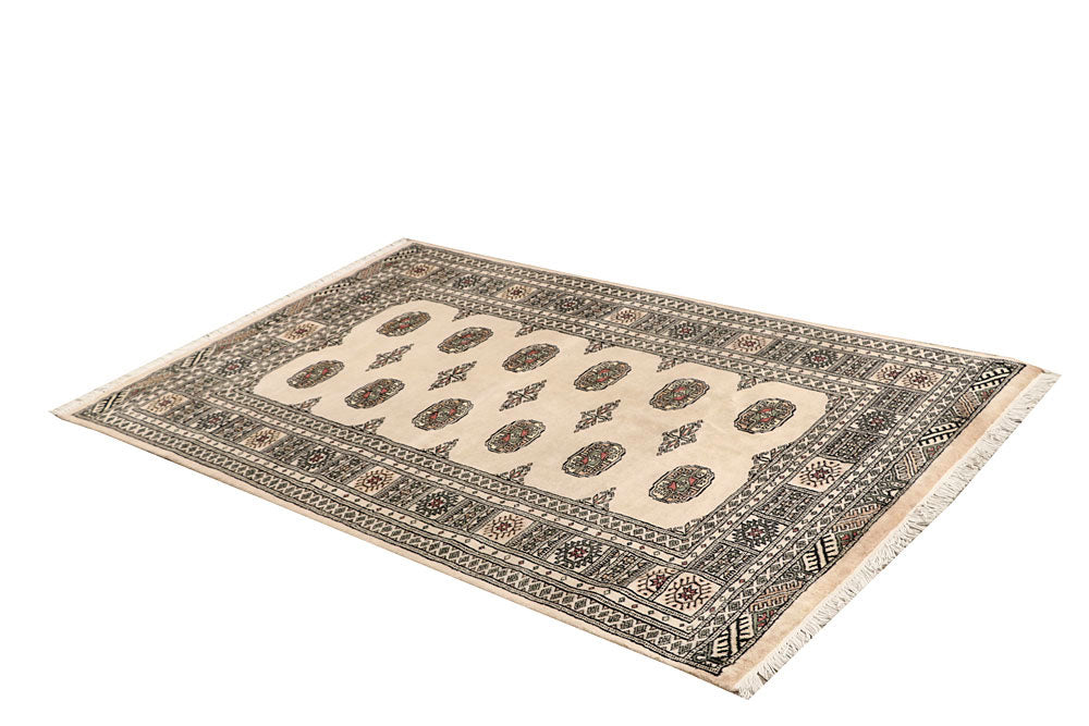 Bisque Bokhara 4' 1 x 6' 6 - No. 61028 - ALRUG Rug Store
