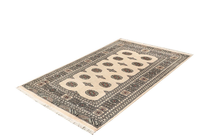 Bisque Bokhara 4' 1 x 6' 6 - No. 61028 - ALRUG Rug Store