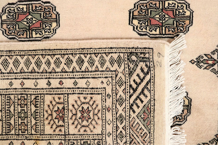 Bisque Bokhara 4' 1 x 6' 6 - No. 61028 - ALRUG Rug Store