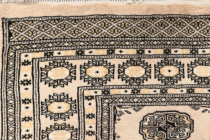 Bisque Bokhara 4' 1 x 5' 11 - No. 61031 - ALRUG Rug Store