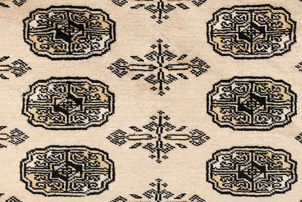 Bisque Bokhara 4' 1 x 5' 11 - No. 61031 - ALRUG Rug Store