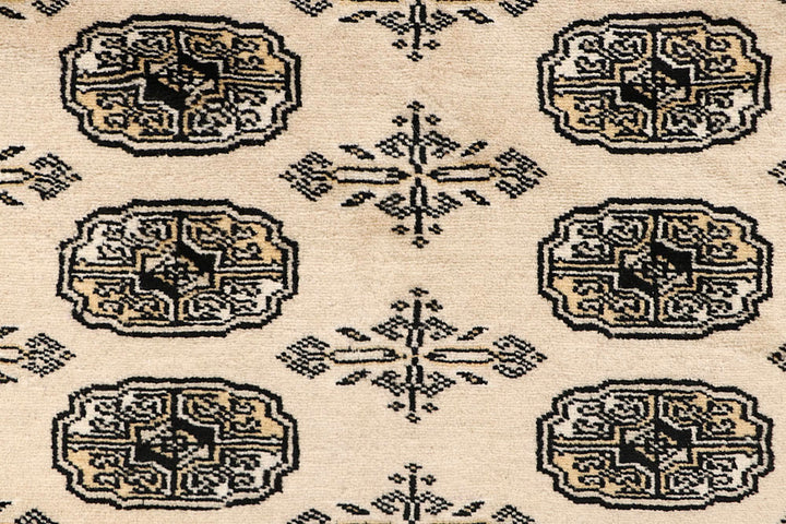 Bisque Bokhara 4' 1 x 5' 11 - No. 61031 - ALRUG Rug Store