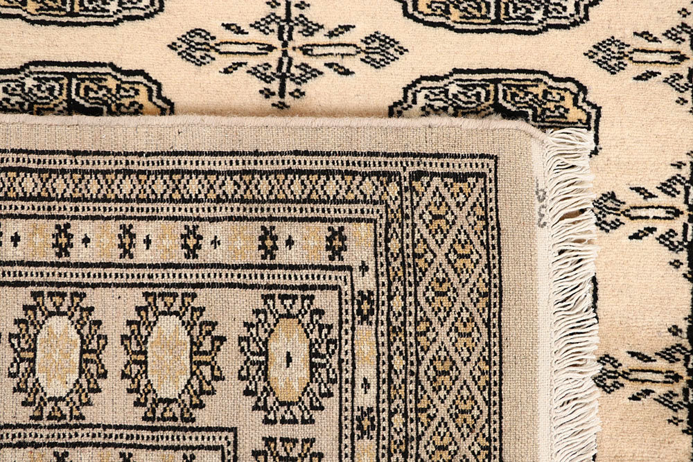 Bisque Bokhara 4' 1 x 5' 11 - No. 61031 - ALRUG Rug Store