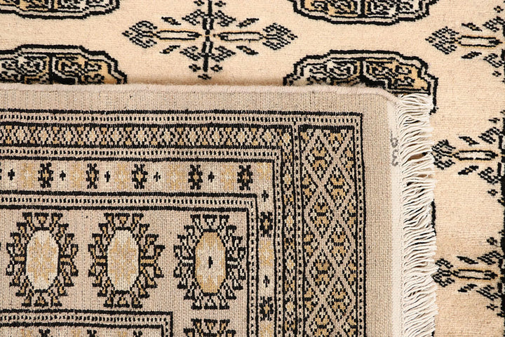 Bisque Bokhara 4' 1 x 5' 11 - No. 61031 - ALRUG Rug Store