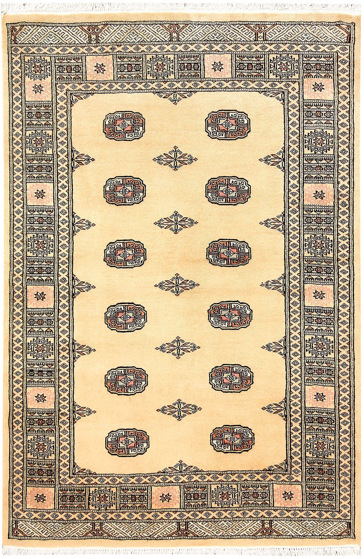 Wheat Bokhara 4'  1" x 6'  1" - No. QA62843