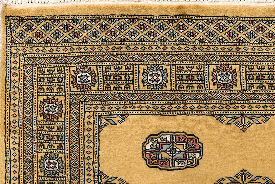 Gold Bokhara 4'  2" x 6'  3" - No. QA72983