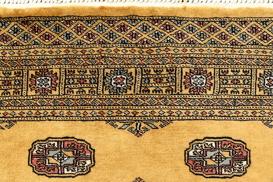 Gold Bokhara 4'  2" x 6'  2" - No. QA26914