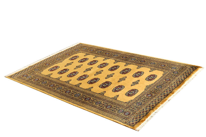 Gold Bokhara 4'  2" x 6'  2" - No. QA26914