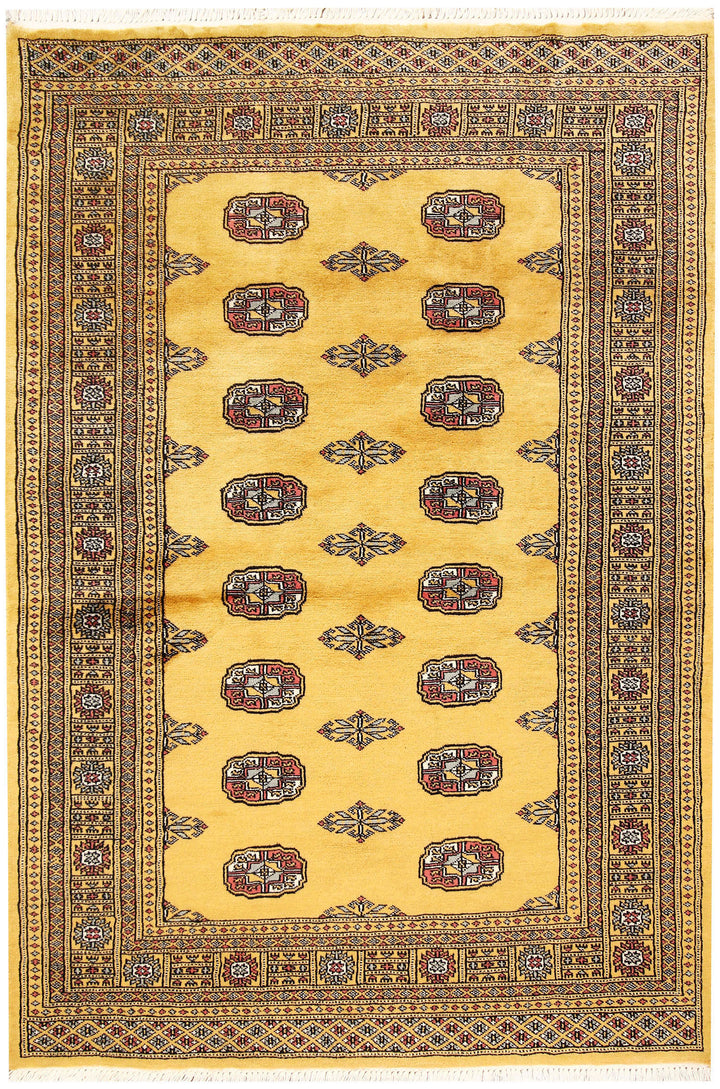 Gold Bokhara 4' 2 x 6' 2 - No. 61041