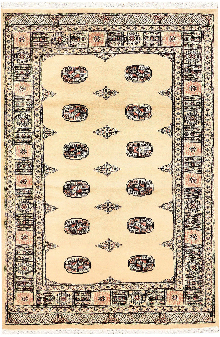 Blanched Almond Bokhara 4'  2" x 6'  1" - No. QA69116