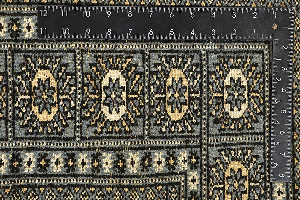 Light Slate Grey Bokhara 4' 1 x 6' - No. 61045 - ALRUG Rug Store