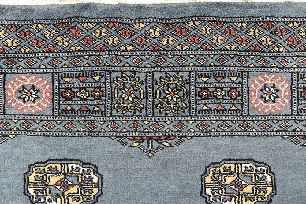 Light Slate Grey Bokhara 4' x 6' - No. 61046 - ALRUG Rug Store