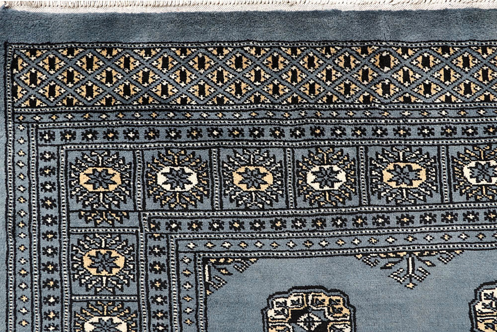 Light Slate Grey Bokhara 4' x 6' 6 - No. 61047 - ALRUG Rug Store