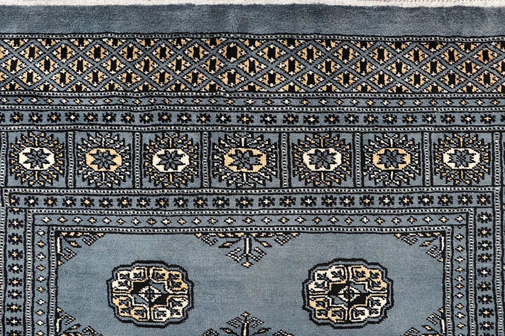 Light Slate Grey Bokhara 4' x 6' 6 - No. 61047 - ALRUG Rug Store
