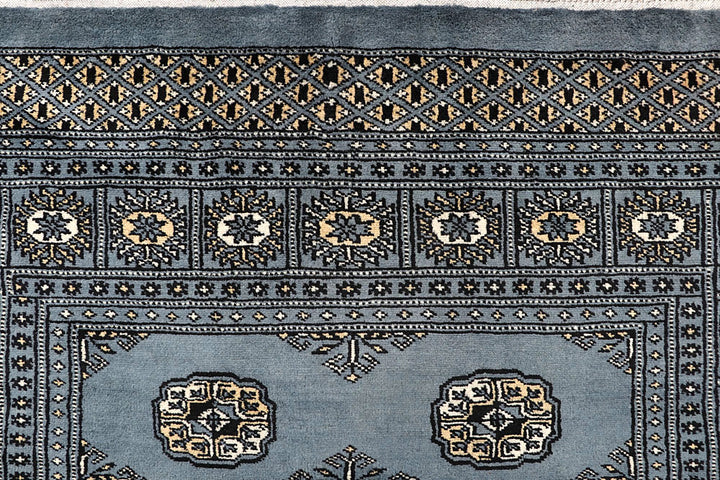 Light Slate Grey Bokhara 4' x 6' 6 - No. 61047 - ALRUG Rug Store