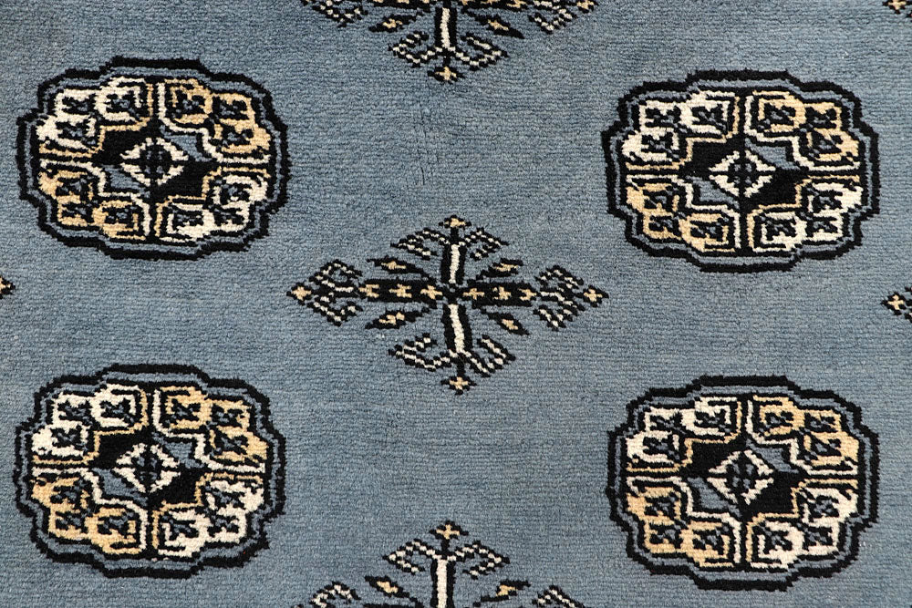 Light Slate Grey Bokhara 4' x 6' 6 - No. 61047 - ALRUG Rug Store