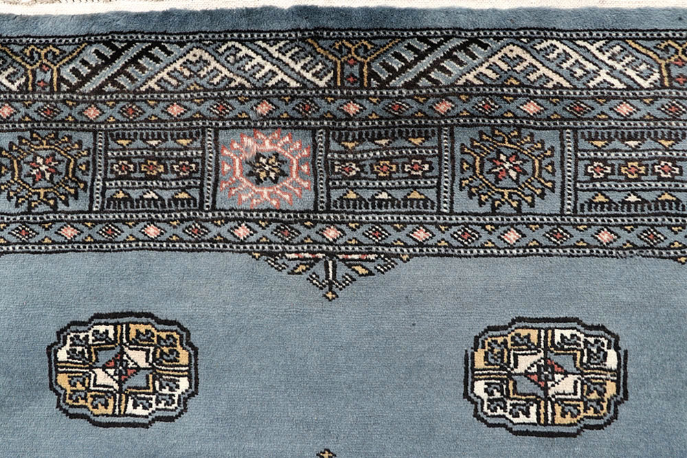 Light Slate Grey Bokhara 4' 2 x 6' 9 - No. 61049 - ALRUG Rug Store
