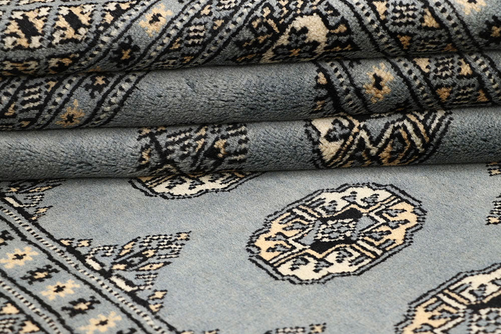 Dark Grey Bokhara 4' x 6' 8 - No. 61050 - ALRUG Rug Store