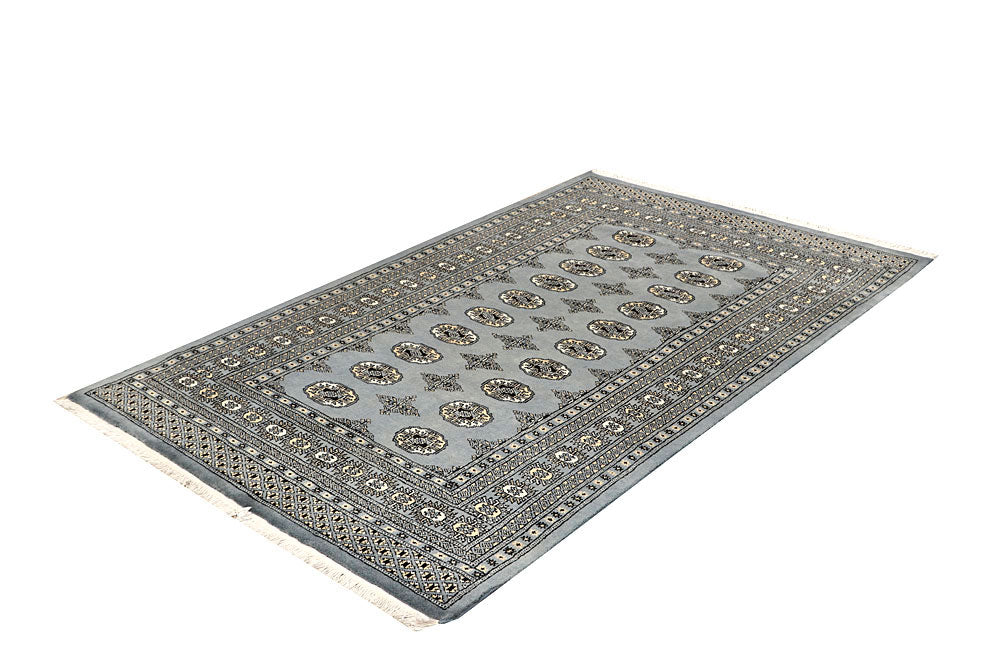 Dark Grey Bokhara 4' x 6' 8 - No. 61050 - ALRUG Rug Store