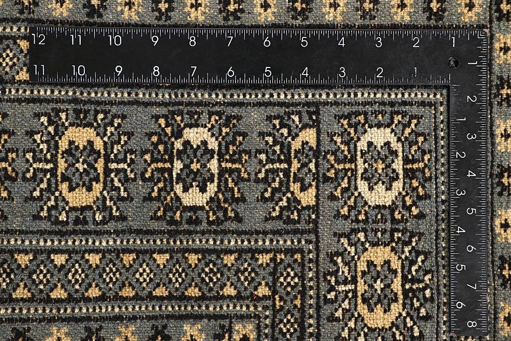 Dark Grey Bokhara 4' x 6' 8 - No. 61050 - ALRUG Rug Store