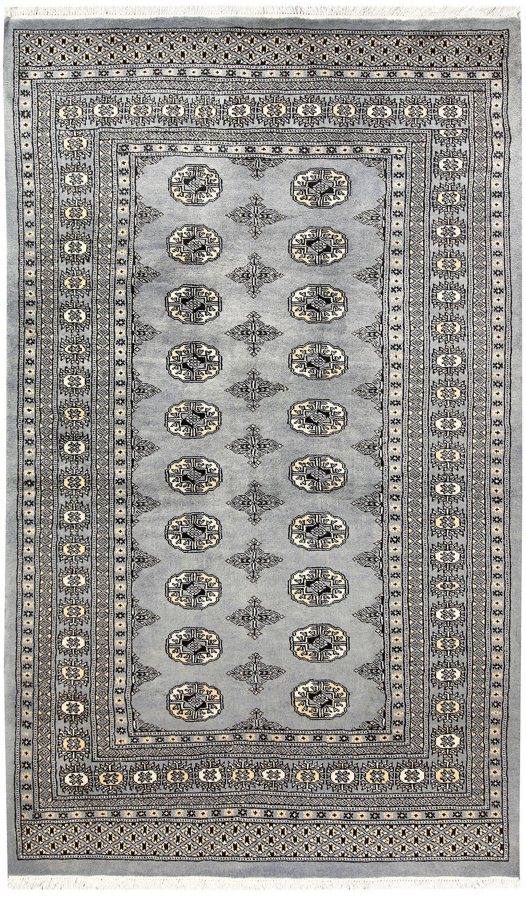 Dark Grey Bokhara 4' x 6' 8 - No. 61050 - ALRUG Rug Store