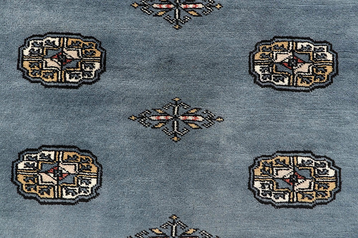 Light Slate Grey Bokhara 4' 2 x 6' 5 - No. 61055 - ALRUG Rug Store