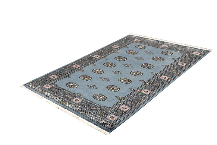 Light Slate Grey Bokhara 4' 2 x 6' 5 - No. 61055 - ALRUG Rug Store