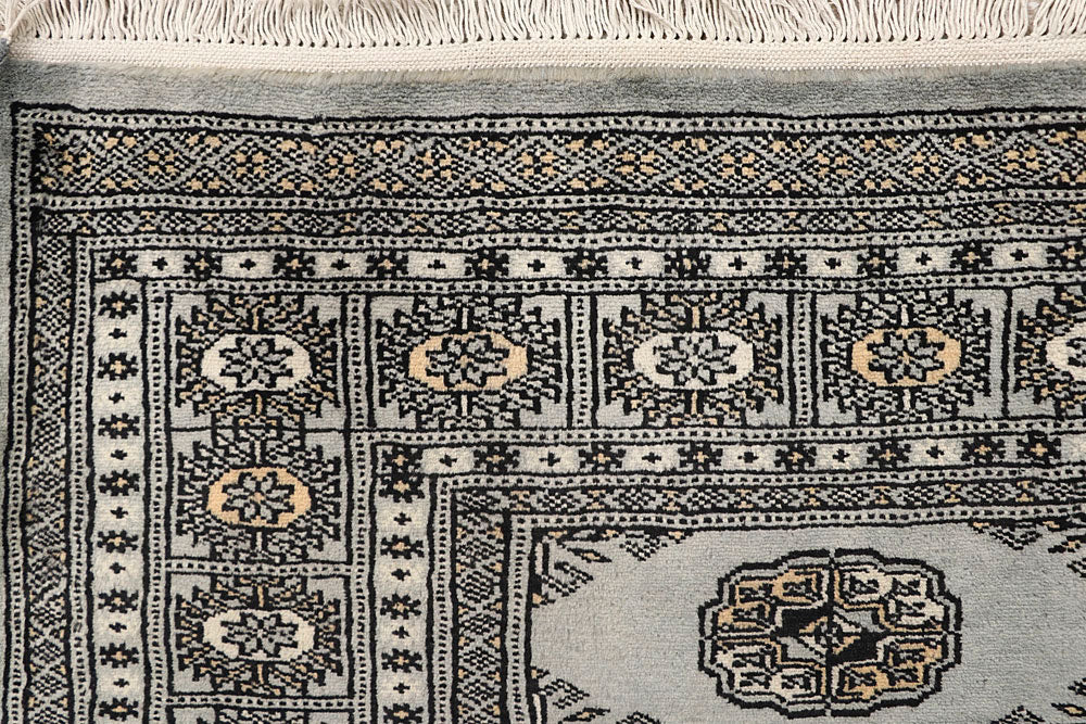 Light Grey Bokhara 4' 3 x 6' - No. 61057 - ALRUG Rug Store