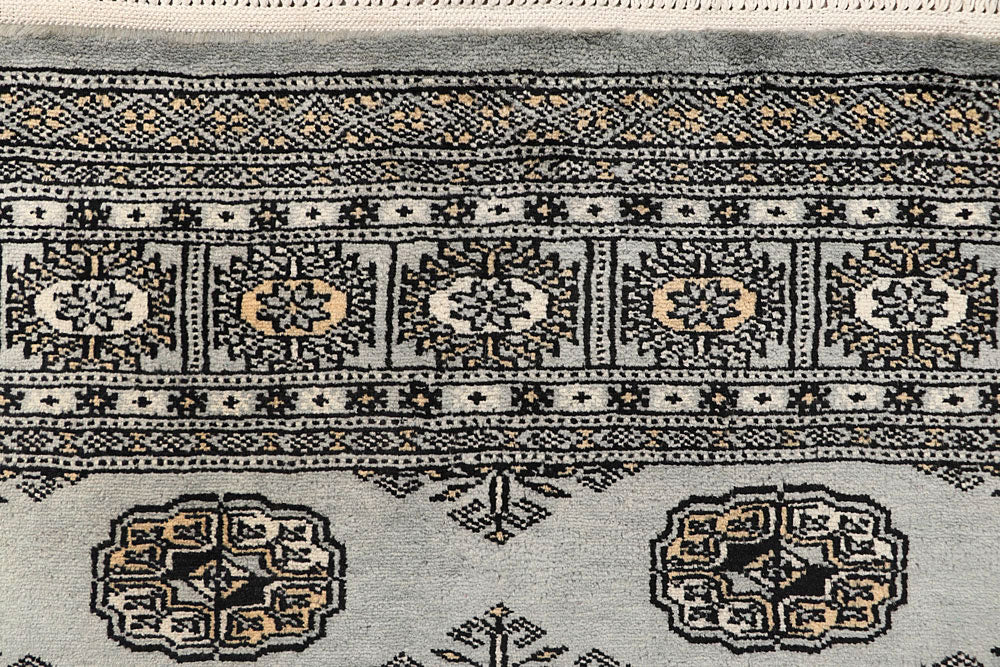 Light Grey Bokhara 4' 3 x 6' - No. 61057 - ALRUG Rug Store