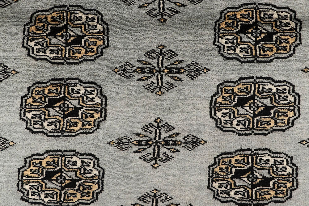 Light Grey Bokhara 4' 3 x 6' - No. 61057 - ALRUG Rug Store