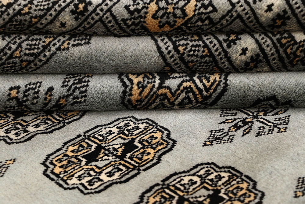 Light Grey Bokhara 4' 3 x 6' - No. 61057 - ALRUG Rug Store