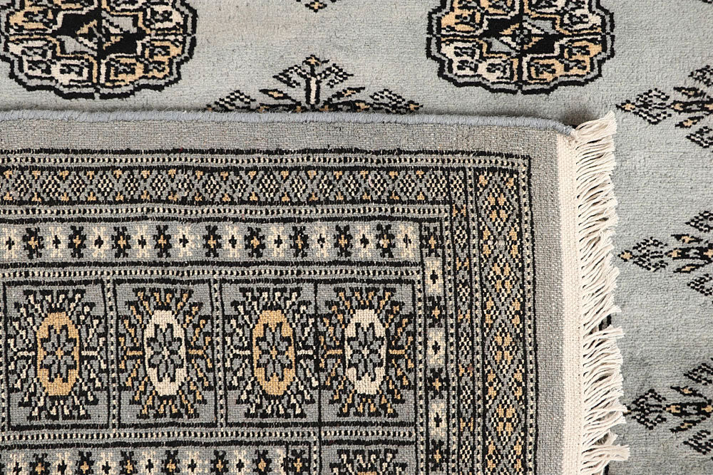 Light Grey Bokhara 4' 3 x 6' - No. 61057 - ALRUG Rug Store