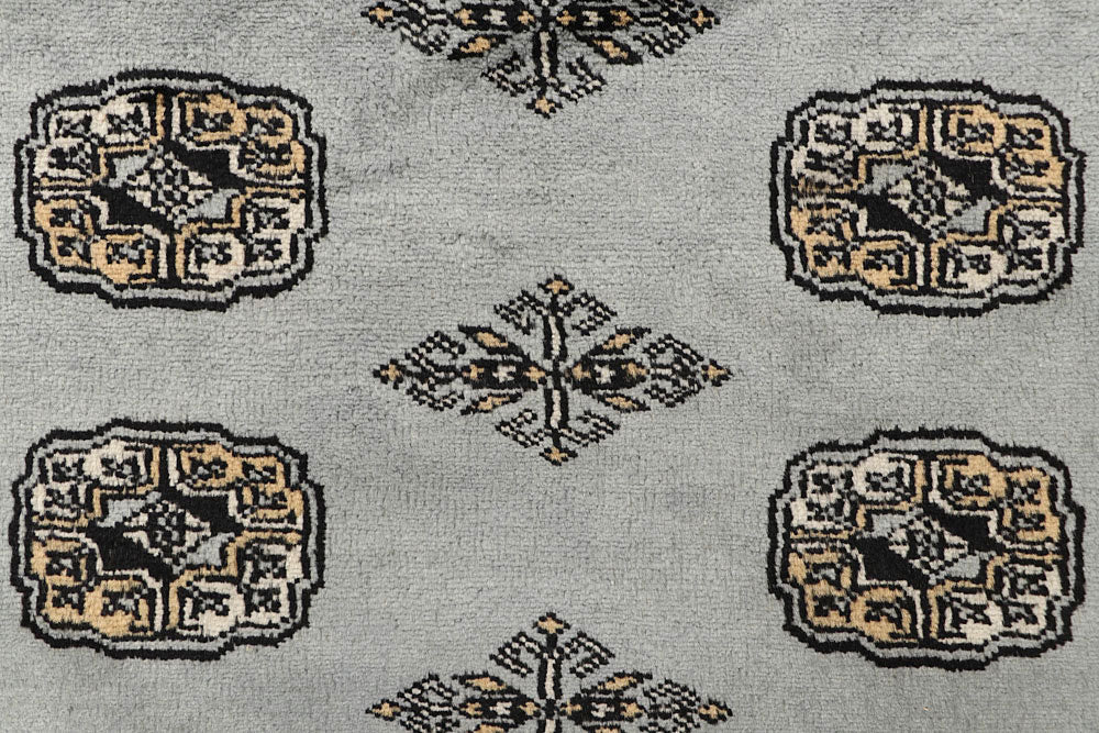 Light Grey Bokhara 4' x 6' 11 - No. 61058 - ALRUG Rug Store